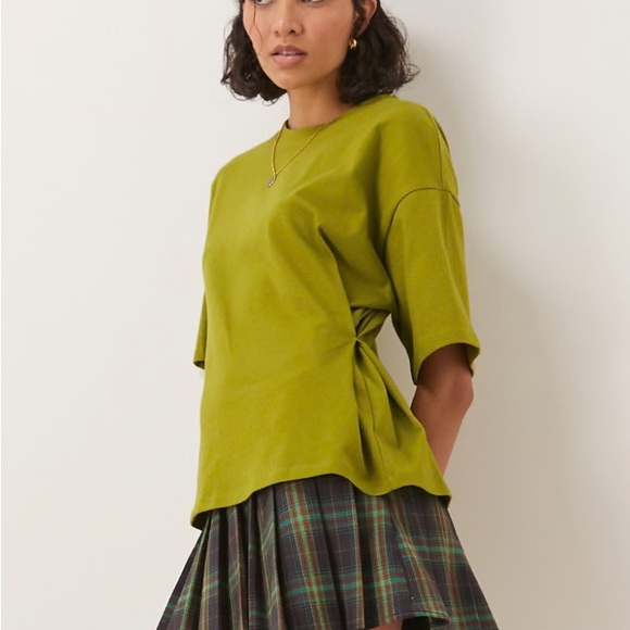 ASOS Tops - ASOS cinched side t-shirt in olive